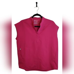 Figs Rafaela oversized Hot pink scrub top size XS